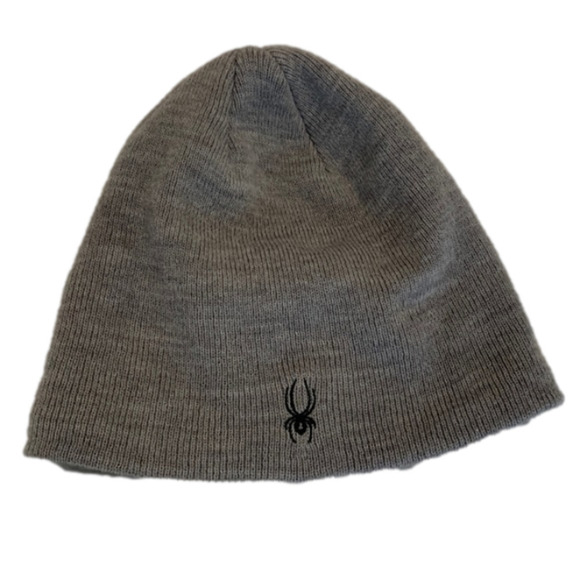 𝅺SPYDER wool blend toque beanie grey - Picture 1 of 5